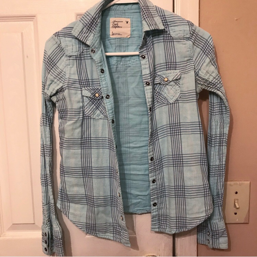 American Eagle button up flannel